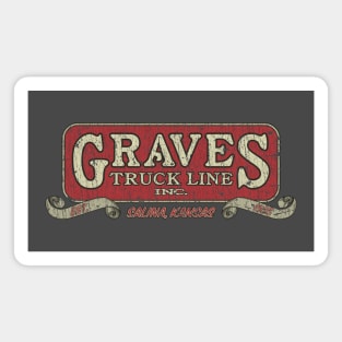 Graves Truck Line 1935 Magnet